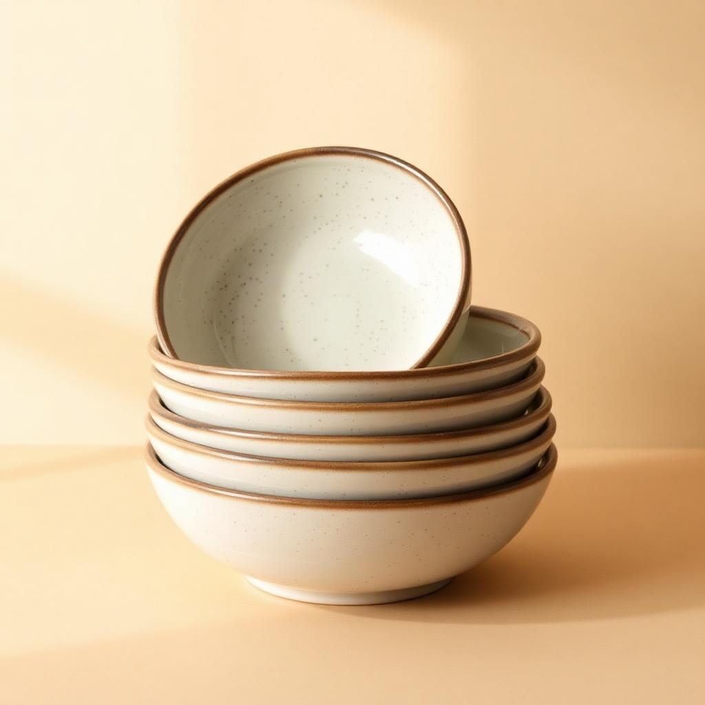 Speckled Stoneware Bowl Set